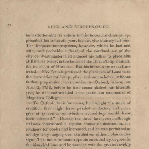 22 x 13.5 cm; 6 s.p. + [LXI] p. + 456 p. + 4 s.p. + 2 inserts, label with the name of the former owner on verso of the front 